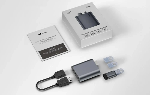 Перехідник HDMI на USB-C для заряджання окулярів AR RayNeo