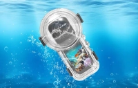 Puluz 60 m Waterproof Case with Quick-Release Clip forInsta360X5 (Transparent)