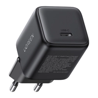 Мережевий зарядний пристрій Ugreen X513 GaN USB-C + KAB USB-C 1M (чорний)