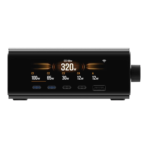Док-станція EcoFlow RAPID Pro 320 Вт, 4xUSB-C, 1xUSB-A, GaN