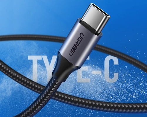Kabel USB do USB-C QC3.0 UGREEN US288 2m z aluminiową wtyczką (czarny)