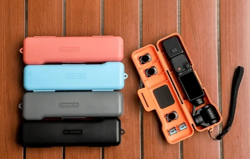 Etui ochronne Sunnylife z paskiem do Osmo Pocket 3 (niebieskie)