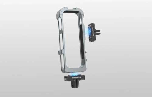 Sunnylife metal magnetic frame with silicone lens cover for Insta360 X5