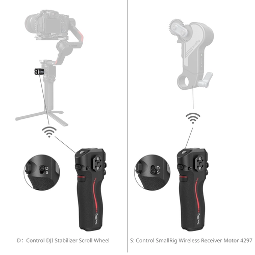 SmallRig brand holder with Follow Focus for DJI RS series