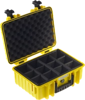BW Outdoor Cases Type 4000 (yellow, with compartments)