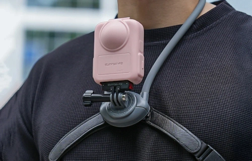 Sunnylife plastic protective case - semi-open for DJI Osmo 360 (pink)
