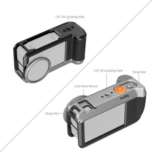 Ретро клітка з плечовим ременем для DJI Osmo Action 6 SmallRig 5891