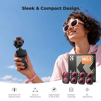 Zestaw 4 filtrów ND/PL K&F Concept do kamery DJI Osmo Pocket 4P