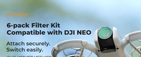 K&F Concept 6-Pack CPL+UV+ND Filter Set for DJI Neo Drone