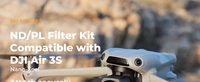 DJI Air 3S ND/PL Filter Set (4-Pack) by K&F Concept
