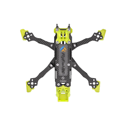 FlyFishRC Volador II VD4 O4 Pro Deadcat FPV LR Freestyle Frame T700 Yellow