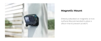 Magnetic chest mount for sports cameras by K&F Concept