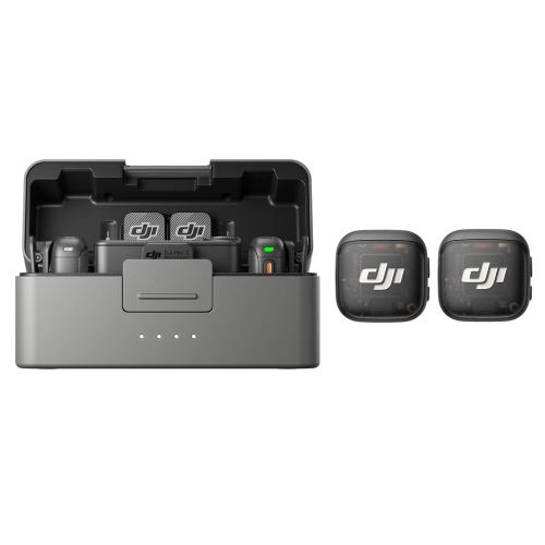 DJI Mic 3 (2 TX + 1 RX + etui ładujące) - bezprzewodowy system mikrofonów