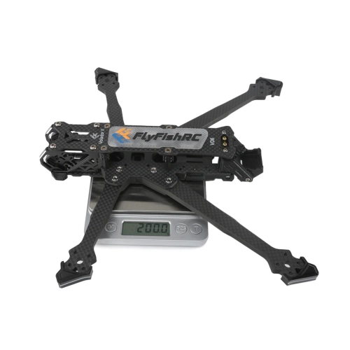 FlyFishRC Volador II VD6 O3 Deadcat FPV T700 Frame Set (Black)