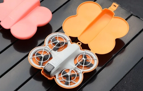 Protective Case Butterfly Sunnylife NE-SN908 for DJI NEO with Carabiner (Pink)