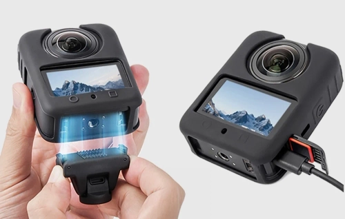 Sunnylife silicone camera cover for DJI Osmo 360 (black)