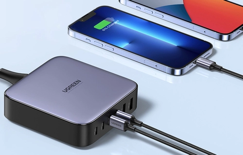 UGREEN CD271 200W GaN Charger, 2xUSB-A, 4xUSB-C (Black)