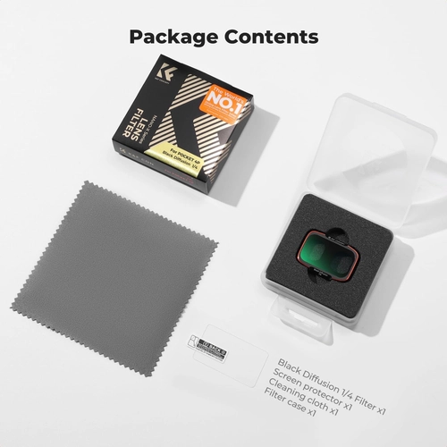 Фільтр Black Mist 1/4 від K&F; Concept для камери DJI Osmo Pocket 4P