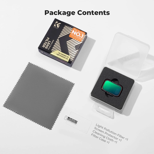 K&F; Concept LPR Filter for the DJI Osmo Pocket 4P Camera