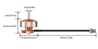 Silniki bezszczotkowe BetaFPV 0802 28000KV (2026) - 4szt | seria Air75 II Champion