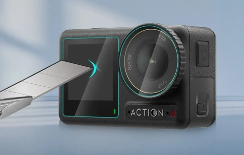 Szkło hartowane Puluz do DJI Osmo Action 4 (przezroczyste)