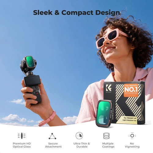 Фільтр LPR від K&F; Concept для камери DJI Osmo Pocket 4P