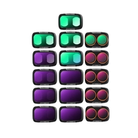 Set of 16 Black Mist 1/4+Black Mist 1/8+CPL+LPR+UV+ND/PL+ND Concept filters for the DJI Osmo Pocket 4P camera