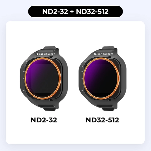 Zestaw 2 filtrów VND2-32+VND32-512 K&F Concept do drona DJI Mini 5 Pro