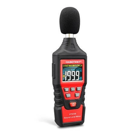 Habotest HT622B digital decibel meter, USB, A/C