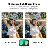 K&F; Concept Black Mist 1/4 Filter for the DJI Osmo Pocket 4P camera