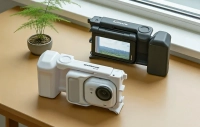 Uchwyt SunnyLife Vlogging Kit do Insta360 GO Ultra (biały)