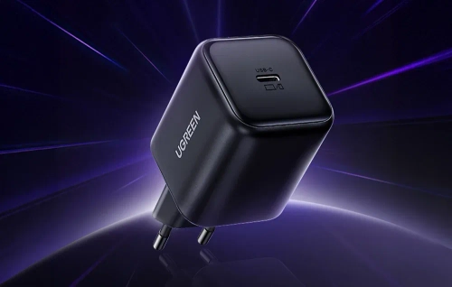 UGREEN X524 network charger, 45W, USB-C GaN (black) + 1m cable