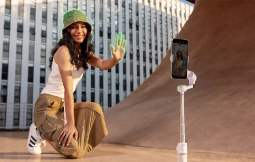 Stabilizator Insta360 Flow 2 Pro Creator Bundle (biały) - OUTLET
