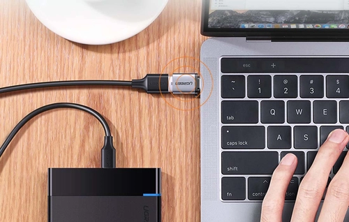 Перехідник USB на USB-C 3.1 UGREEN US270 (сірий)