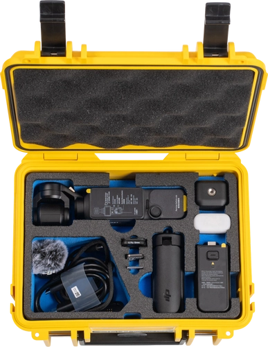 Walizka B&W typu 500 do DJI Pocket 4 Creator Combo (żółta)