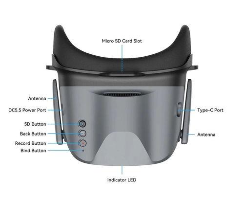 Gogle BetaFPV VR04 HD