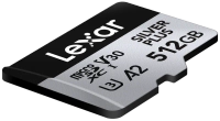 Lexar microSDXC Silver Plus 1066x UHS-I/U3/A2/4K R205/W150 (V30) 512 ГБ