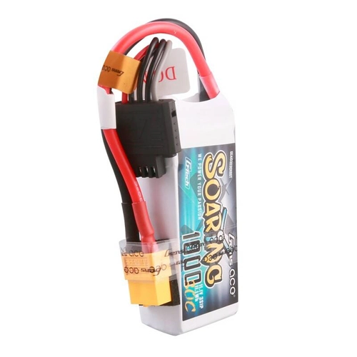 Gens Ace GRAM-Tech Soaring Battery 1000mAh 11.1V 30C 3S1P Lipo