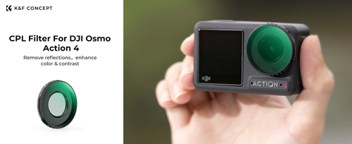 K&F Concept CPL Filter for DJI Osmo Action 4 / 5 Pro Camera