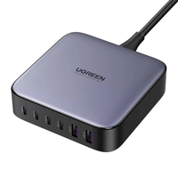Мережевий зарядний пристрій UGREEN CD271 2xUSB-A, 4xUSB-C, GaN, 200W (чорний)