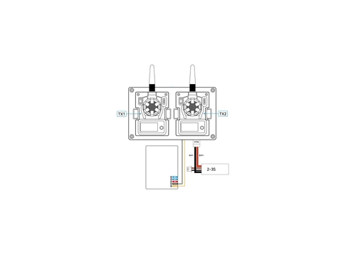 Pilotix Diversity Transmitter Adapter, 2-pack
