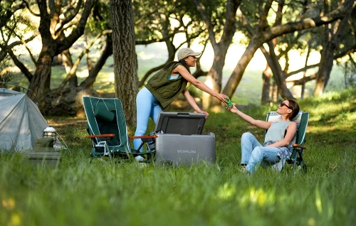 Zestaw: Przenośna lodówka EcoFlow Glacier 55L + Bateria 298Wh