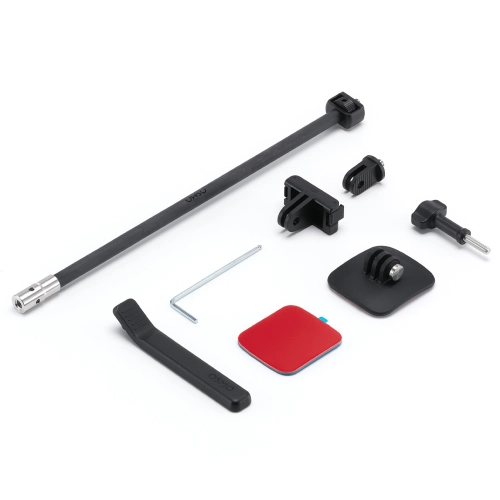 Helmet-mounted boom for third-person shots DJI Osmo