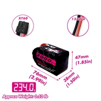 Akumulator CNHL 2000mAh 14.8V 4S 100C (Black) XT60