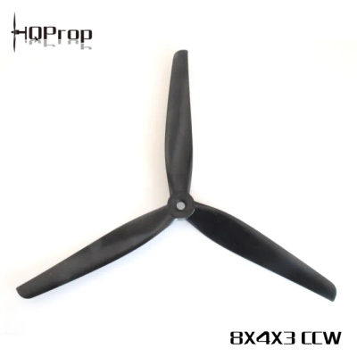 Пропелер HQ MacroQuad Prop 8x4x3 Чорний - Посилений скловолокном нейлон - CW