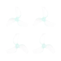 Gemfan 1219S 3-blade propellers (1.0 mm shaft) - blue