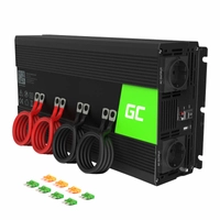 Green Cell INV10 автомобільний інвертор напруги 12В на 230В 2000Вт/4000Вт, модифікована синусоїда