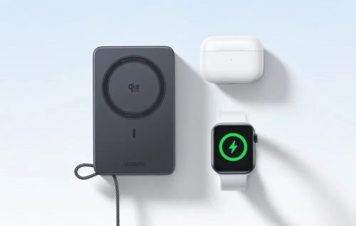 Портативний зарядний пристрій UGREEN PB773 10000 мА·год 30 Вт з магнітним кріпленням (сірий)