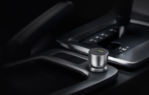 Автомобільний зарядний пристрій Ugreen CD213 USB + USB-C, 36W (сірий)