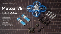 Gemfan 40mm 2-blade propellers (1.0mm shaft 4 pieces) - transparent